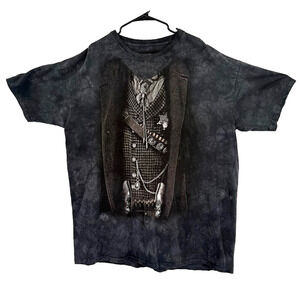 The Mountain Western Sheriff Cowboy Michael Cahill Sz 3XL Black Gray Shirt